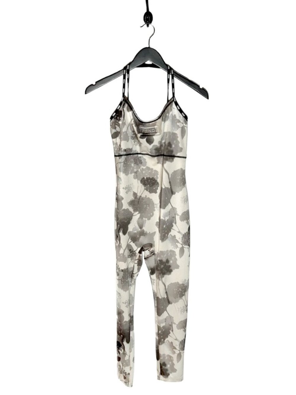 Fendi Ivory Shady Flowers Active Jumpsuit